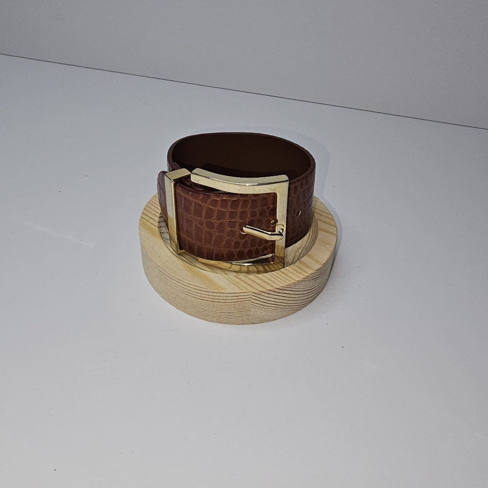 Faux Croc Buckle Bracelet